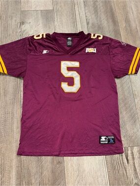 Vintage ASU Arizona State University Sun Devils maroon football jersey #5 Large